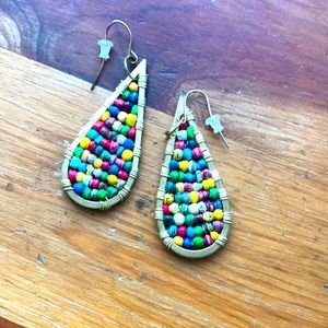 Noonday Collection paper bead earrings